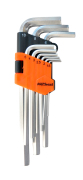 AV Steel AV362109 Набор ключей Г-образных HEX удлиненных 1,5-10мм 9 предм.