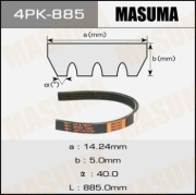 Masuma 4PK885 Ремень привода навесного оборудования