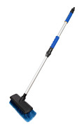 Kraft KT830044 Щетка 20 см на шланг, телескопическая ручка, 65-100 см, алюминий/полимер