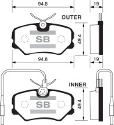 Sangsin brake SP1180