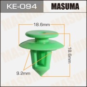 Masuma KE094 Клипса автомобильная (автокрепеж) MASUMA    094-KE  [уп.50]