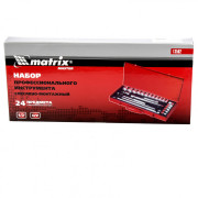 Matrix 13582 Набор шоферский с квадратом 1/2, 24 предмета Matrix