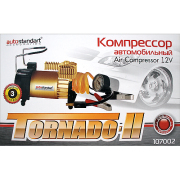 AutoStandart 107002 Компрессор автомобильный TORNADO II 12В, 60 л/мин., 276Вт, Auto Standart