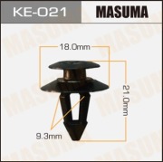 Masuma KE021 Клипса (пластиковая крепежная деталь)
