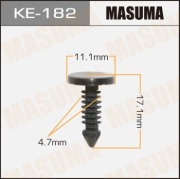Masuma KE182 Клипса (пластиковая крепежная деталь)