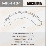 Masuma MK4434 Колодки тормозные