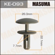Masuma KE093 Клипса автомобильная (автокрепеж) MASUMA    093-KE  [уп.50]