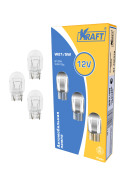 Kraft KT700030 Лампа накаливания Kraft W21/5W W3X16q 12V 21/5W  10 шт.