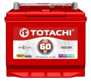 TOTACHI 4589904929786 Батарея аккумуляторная 60А/ч 580А прямая полярн. выносные (Азия) клеммы