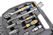 Kraft KT700306 Набор инструмента 1/2&quot;DR и 1/4&quot;DR 94 предмета, PRO