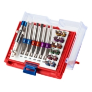 Мастак 05810019C Набор вставок (бит) 1/4"", PH, PZ, Hex, Torx, Slotted, 19 предметов