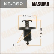 Masuma KE362 Клипса (пластиковая крепежная деталь)