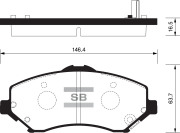 Sangsin brake SP2185