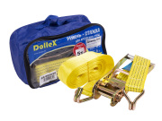 DOLLEX SR095050 Стяжка ремень для крепления груза (9 м х 50 мм), 5 т (лента полиэстер + механизм)