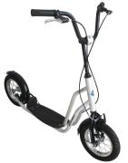 NOVATRACK 12STAMPN1WT8 Самокат 2-х колесный 12"" Внедорожный подростковый Novatrack 12STAMP №1 не складной 100 кг белый 12STAMPN1.WT8