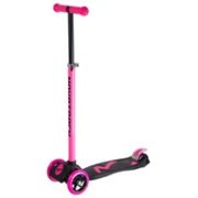 NOVATRACK 120FRAINBOWPN8 Самокат 3-х колесный Кикборд детский Novatrack RainBow складной 60 кг розовый 120F.RAINBOW.PN8