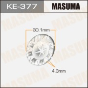 Masuma KE377 Клипса (пластиковая крепежная деталь)