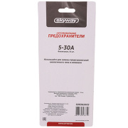 Skyway S09302002 Предохранитель флажковый MEDIUM набор 10шт 5-30А блистер SKYWAY