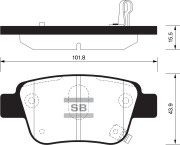 Sangsin brake SP2184