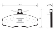 Sangsin brake SP1028