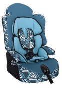 Siger KRES0283 Детское автомобильное кресло SIGER ART ""Прайм ISOFIX"" геометрия, 1-12 лет, 9-36 кг, группа 1/2/3