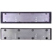 Skyway S04101002 Рамка для номера металл антивандал карбон без надписи SKYWAY+крепеж и резиновые втулки 1шт в пакете