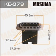 Masuma KE379 Клипса (пластиковая крепежная деталь)