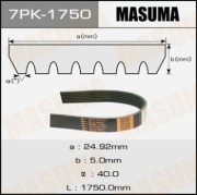Masuma 7PK1750 Ремень привода навесного оборудования
