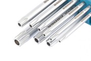 GROSS 16407 Набор ключей имбусовых Torx -TT, 9 шт: T10-T50, удлиненные, S2, сатинированные Gross