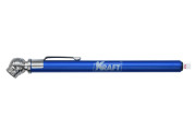 Kraft KT830001 Манометр автомобильный с линейной шкалой, 0-3,3 Атм, металлический корпус