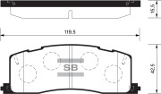 Sangsin brake SP2036