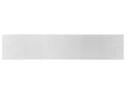 DOLLEX DKS024 Облицовка радиатора (сетка декоративная) алюминий, 100 х 20 см, хром, ячейки 15мм х 6,5мм ""сомбреро