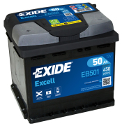 EXIDE EB501 Батарея аккумуляторная 50А/ч 450А 12В прямая полярн. стандартные клеммы