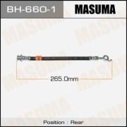 Masuma BH6601 Шланг тормозной