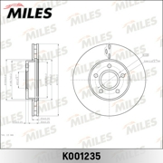 Miles K001235 Диск тормозной