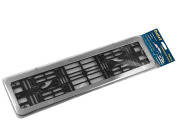 DOLLEX SPL10 Рамка номерного знака нержавеющая сталь с пластм. адаптером в сб., скругленные углы (к-т)