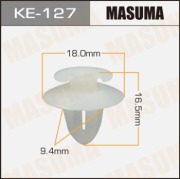 Masuma KE127 Клипса (пластиковая крепежная деталь)