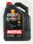 MOTUL 107206 Масло моторное синтетика MOTUL 8100 X-clean EFE 5W-30 5 л.