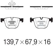 Sangsin brake SP2213