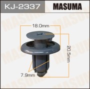 Masuma KJ2337 Клипса (пластиковая крепежная деталь)