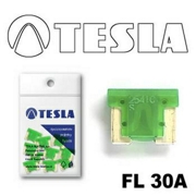 TESLA FL30A10 Предохранитель флажковый EXTRA MINI FL 30A зеленый (уп. 10 шт.)