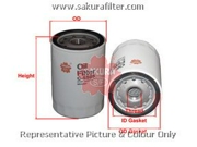 Sakura C5505 Фильтр масляный CATERPILLAR/JCB/KOBELCO/NEW HOLLAND