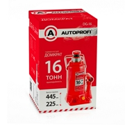 AUTOPROFI DG16 Домкрат бутылочный (16 т) (225-445 мм) "AUTOPROFI