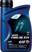 ELF 194975 ELF MOTO FORK OIL SYN 5W (0.5L)_масло гидравлическое! для телескопич. вилок SAE 5W (синт)