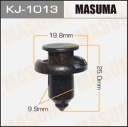 Masuma KJ1013 Клипса (пластиковая крепежная деталь)
