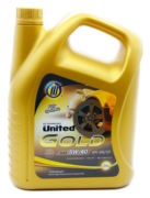 United Oil 8886351393259 Масло моторное синтетика United Oil UNITED GOLD 5W-40 4 л.