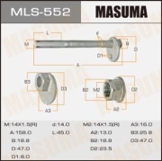 Masuma MLS552 Болт эксцентрик  MASUMA к-т.    Toyota