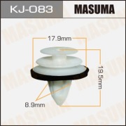 Masuma KJ083 Клипса (пластиковая крепежная деталь)