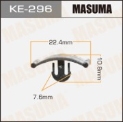 Masuma KE296 Клипса (пластиковая крепежная деталь)