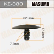 Masuma KE330 Клипса (пластиковая крепежная деталь)